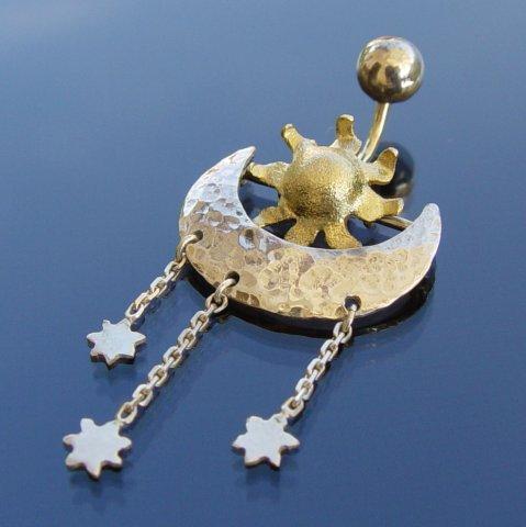 Nabelpiercing Sonne